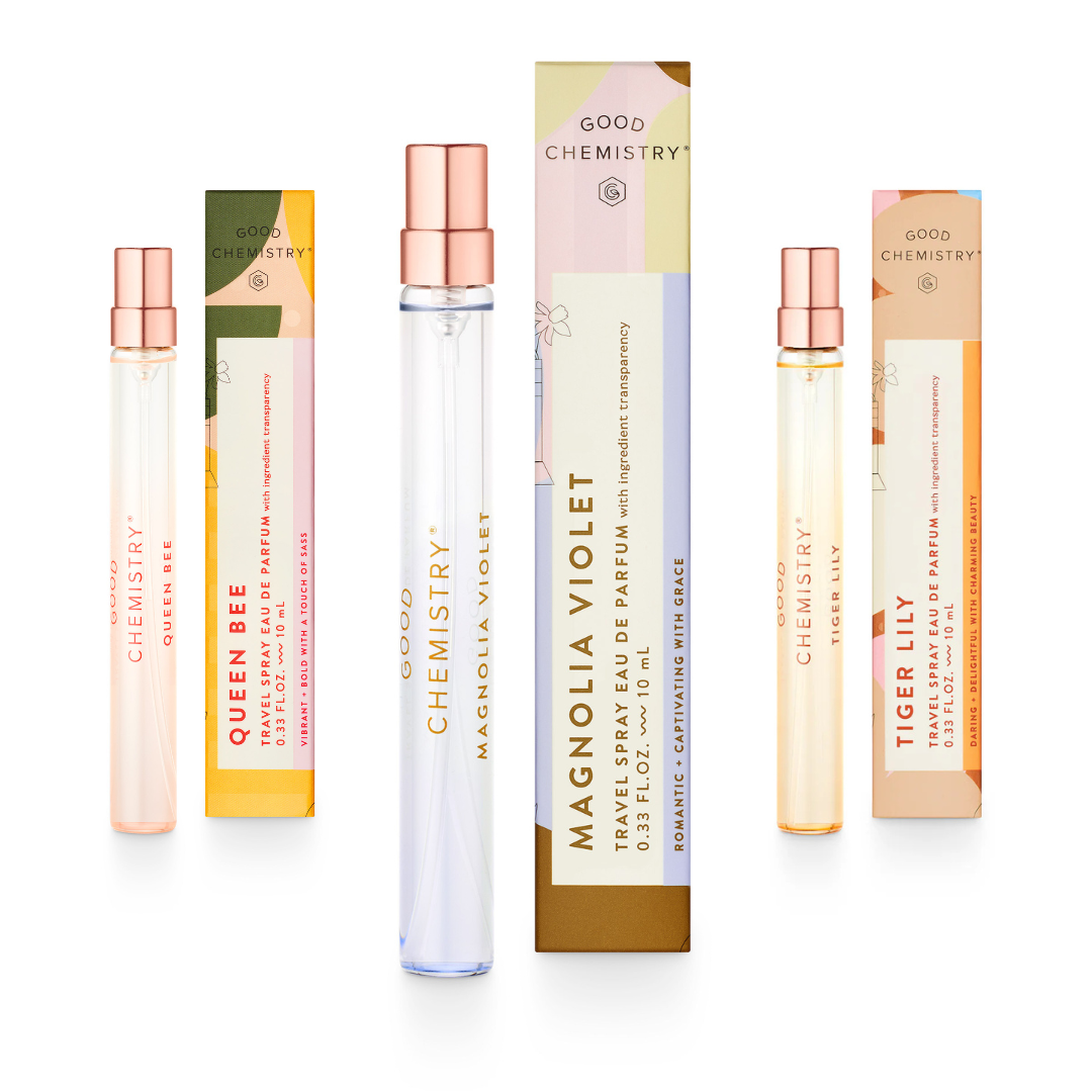 Floral Travel Spray Bundle, Save 15%, Clean, Vegan Perfume