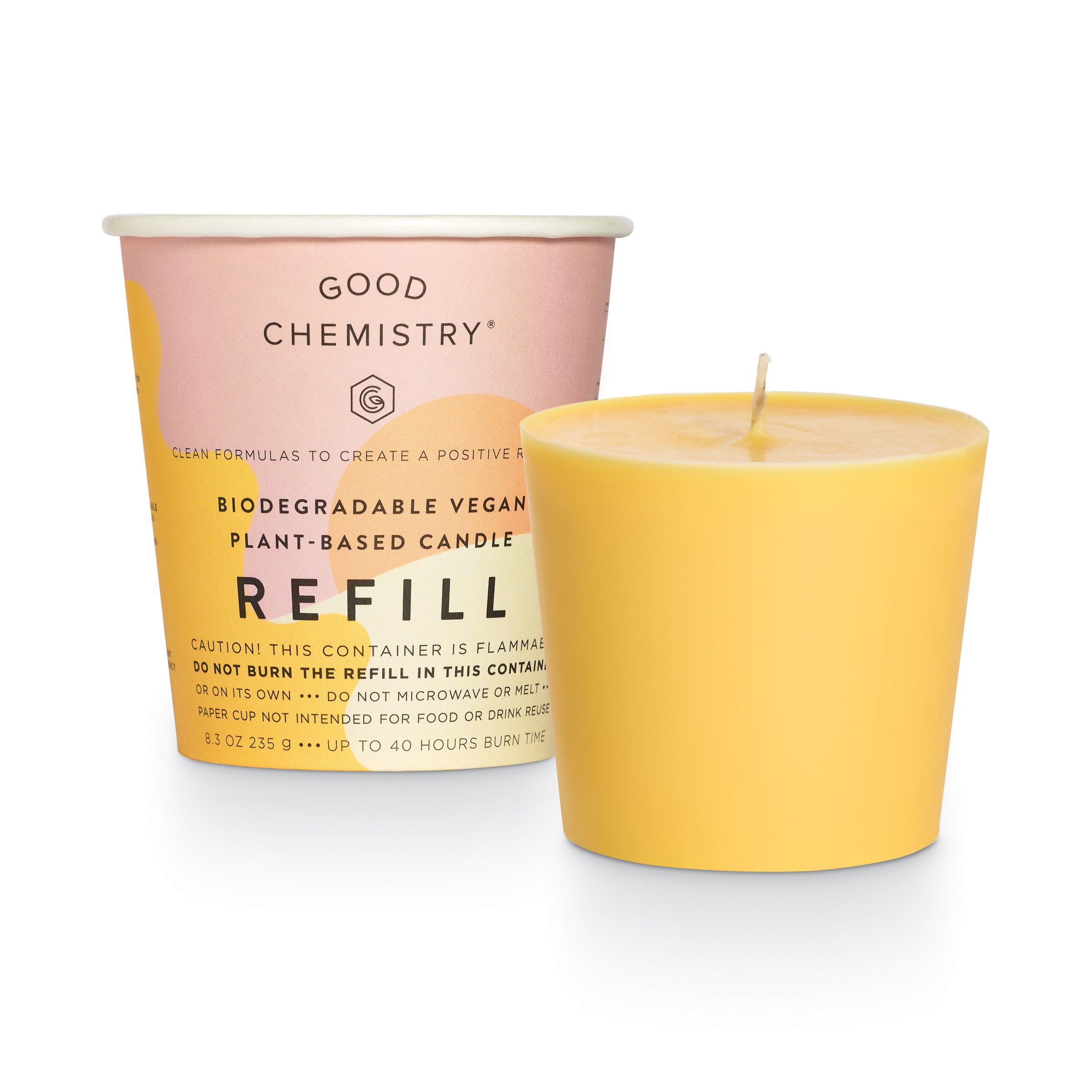 Good Chemistry Biodegradable Candle Refill Lavender and Ooh La La - 8.3 oz