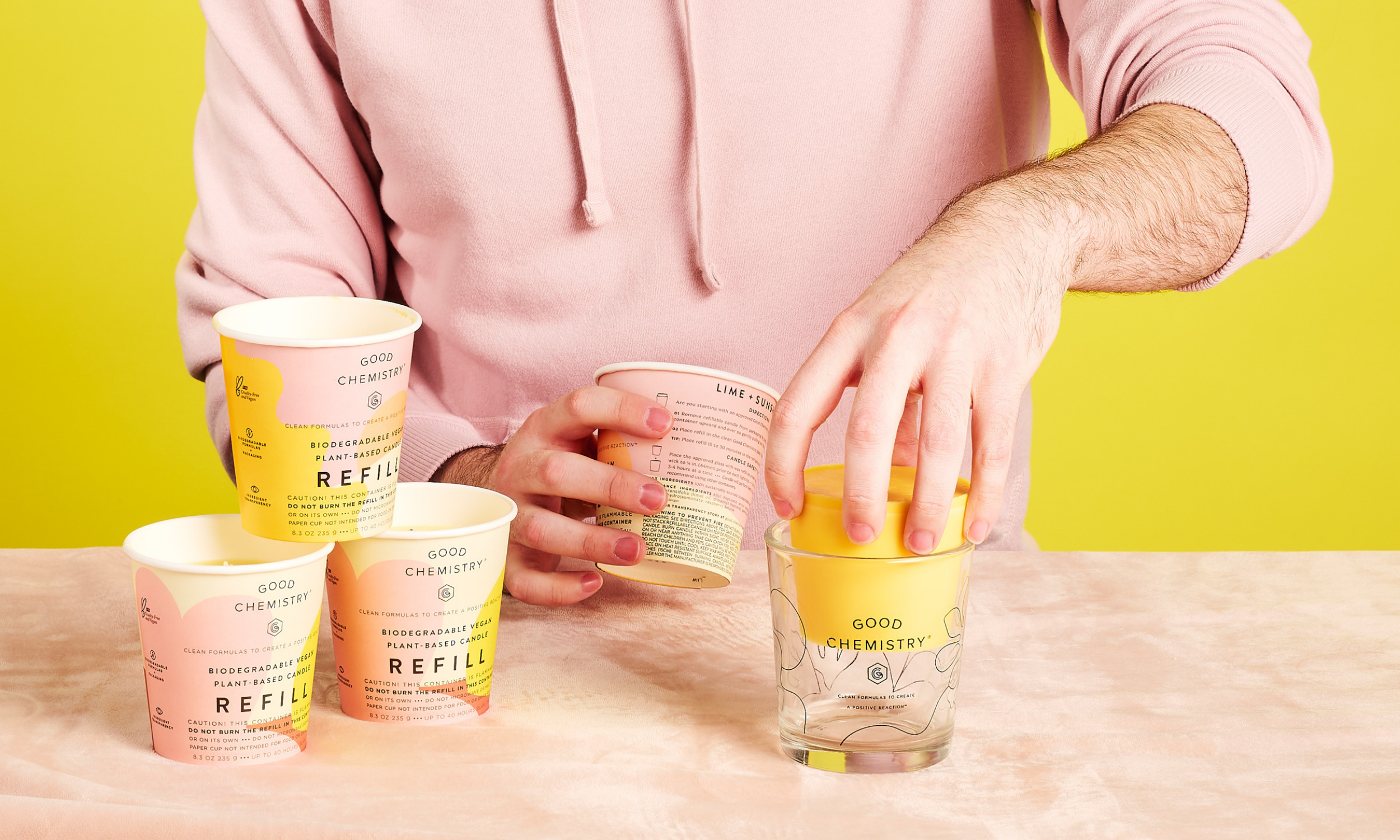 Biodegradable Candle Refill