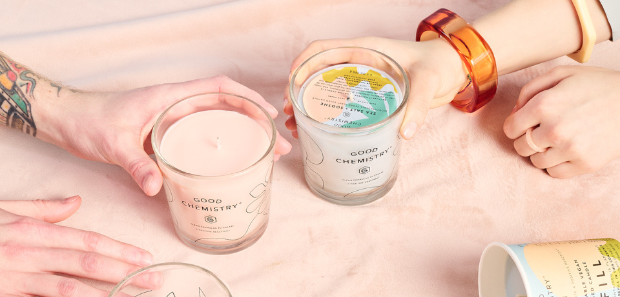 Reusable Glass Candle