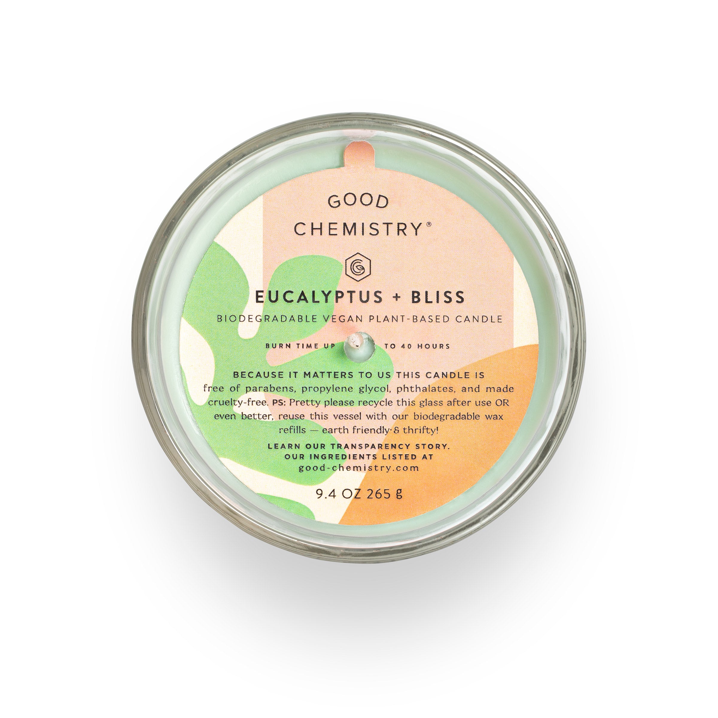 Eucalyptus + Bliss Candle Refill Kit