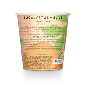 Eucalyptus + Bliss Plant-Based Candle Refill Kit