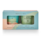 Sandalwood + Smile Plant-Based Candle Refill Kit