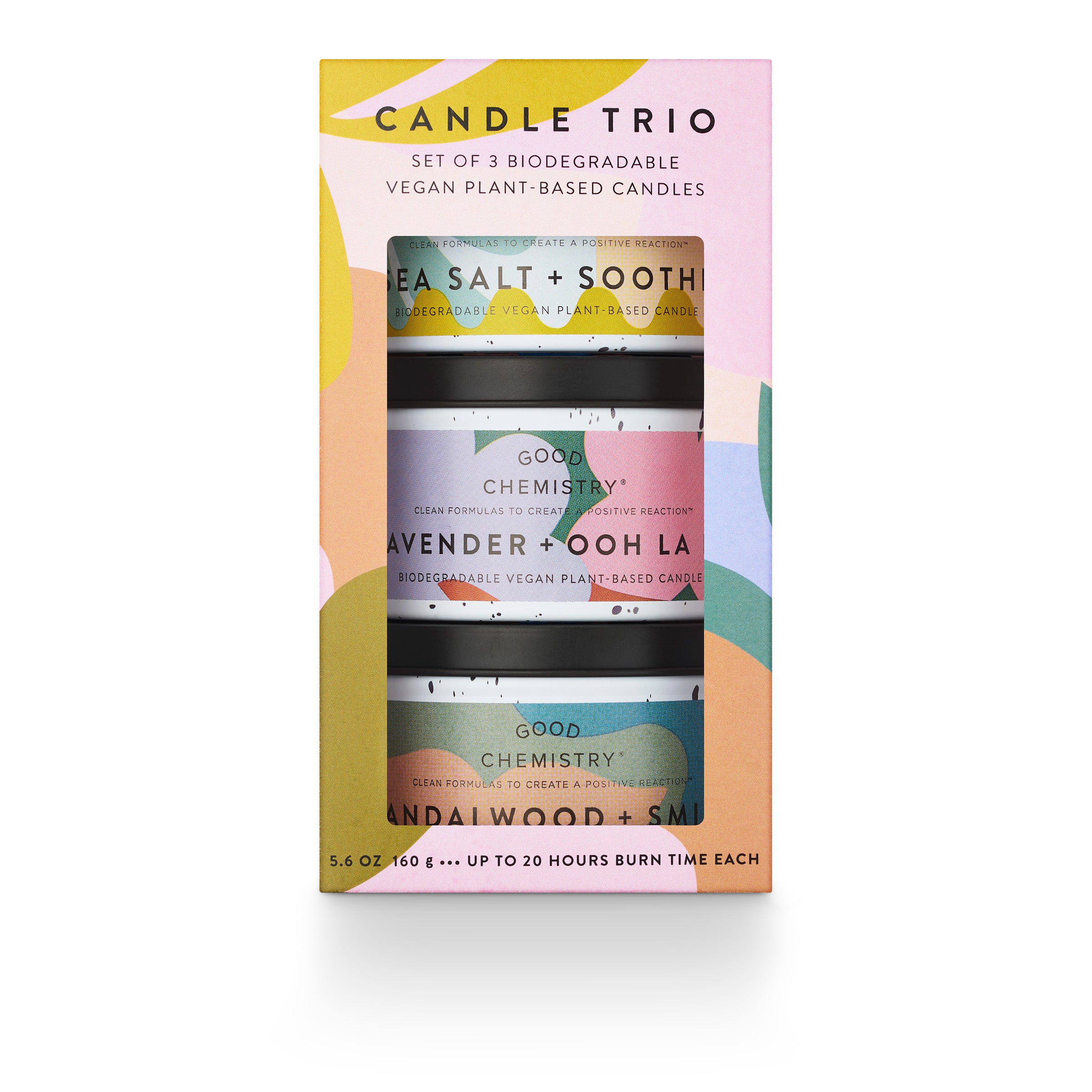 Recyclable Tin Candle Trio