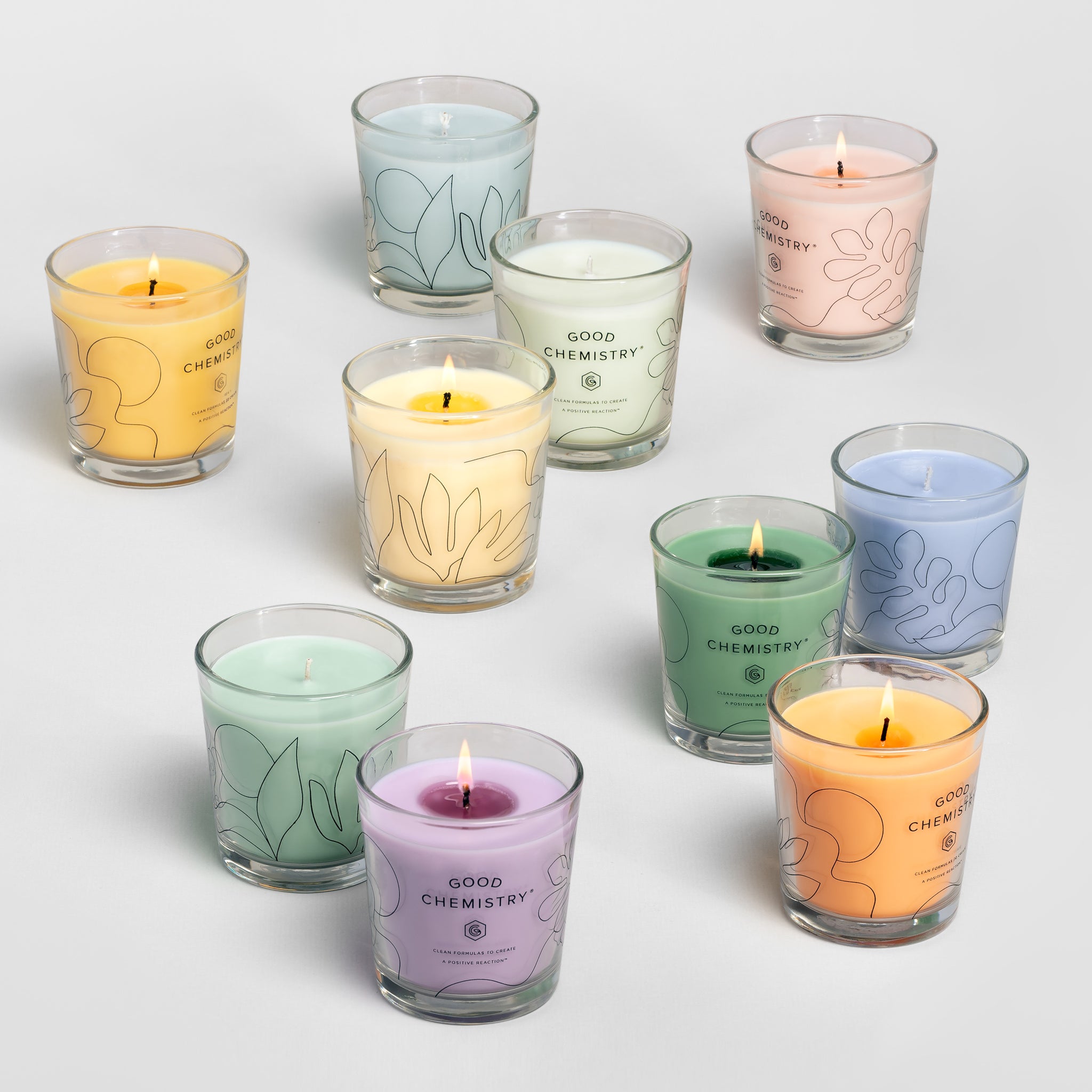 Sandalwood + Smile Reusable Glass Candle