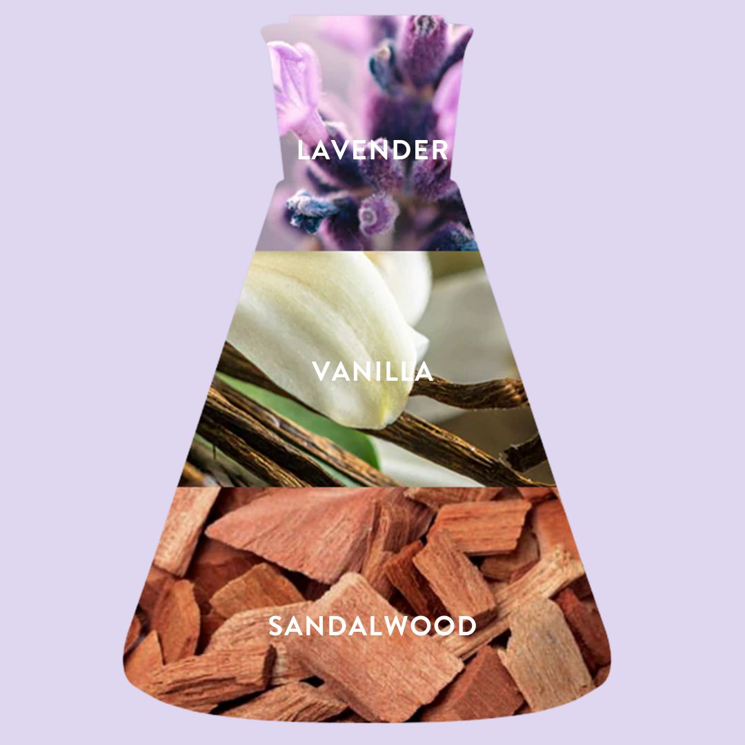 Lavender + Ooh La La Reusable Glass Candle