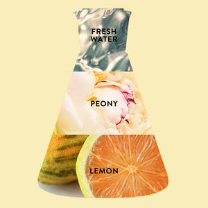 Lemon + Love Reusable Glass Candle
