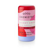 Cherry Crush solid perfume container on a white background
