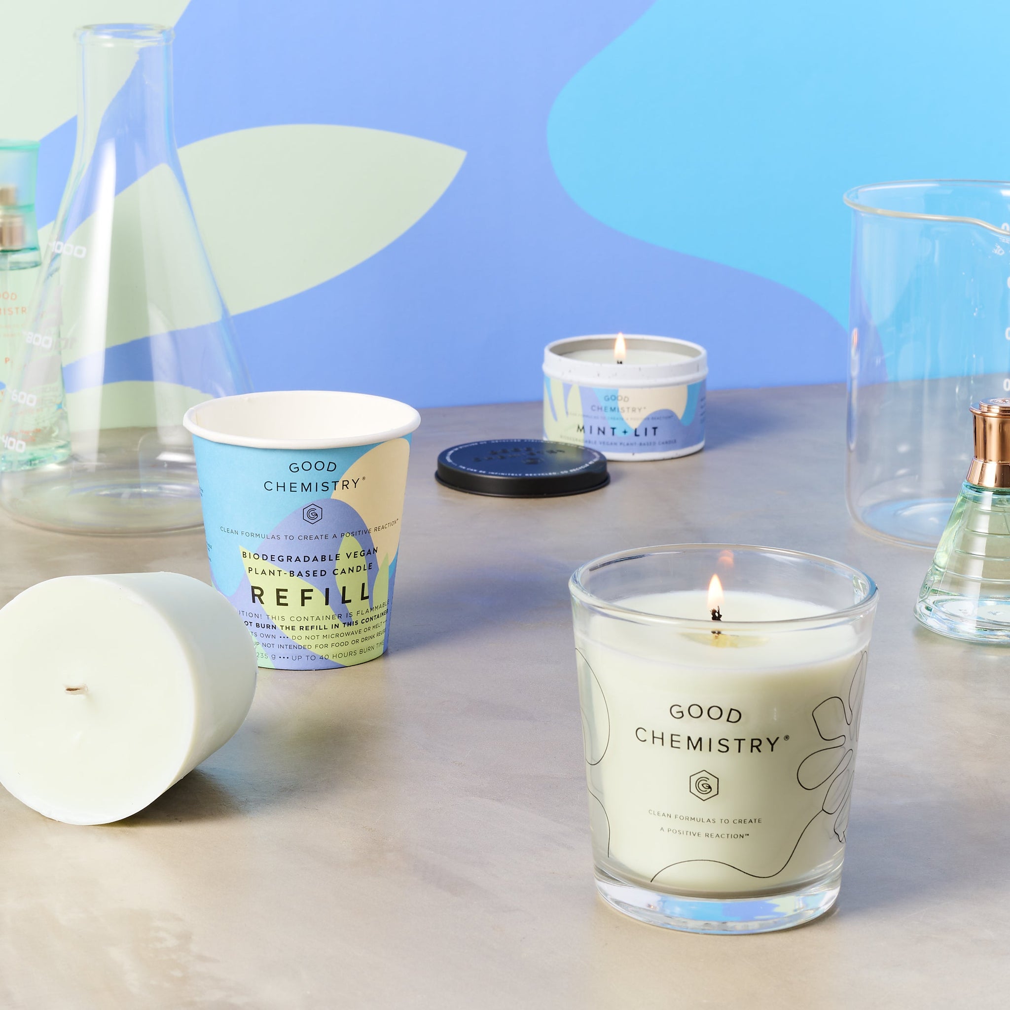 Mint + Lit Biodegradable Candle Refill