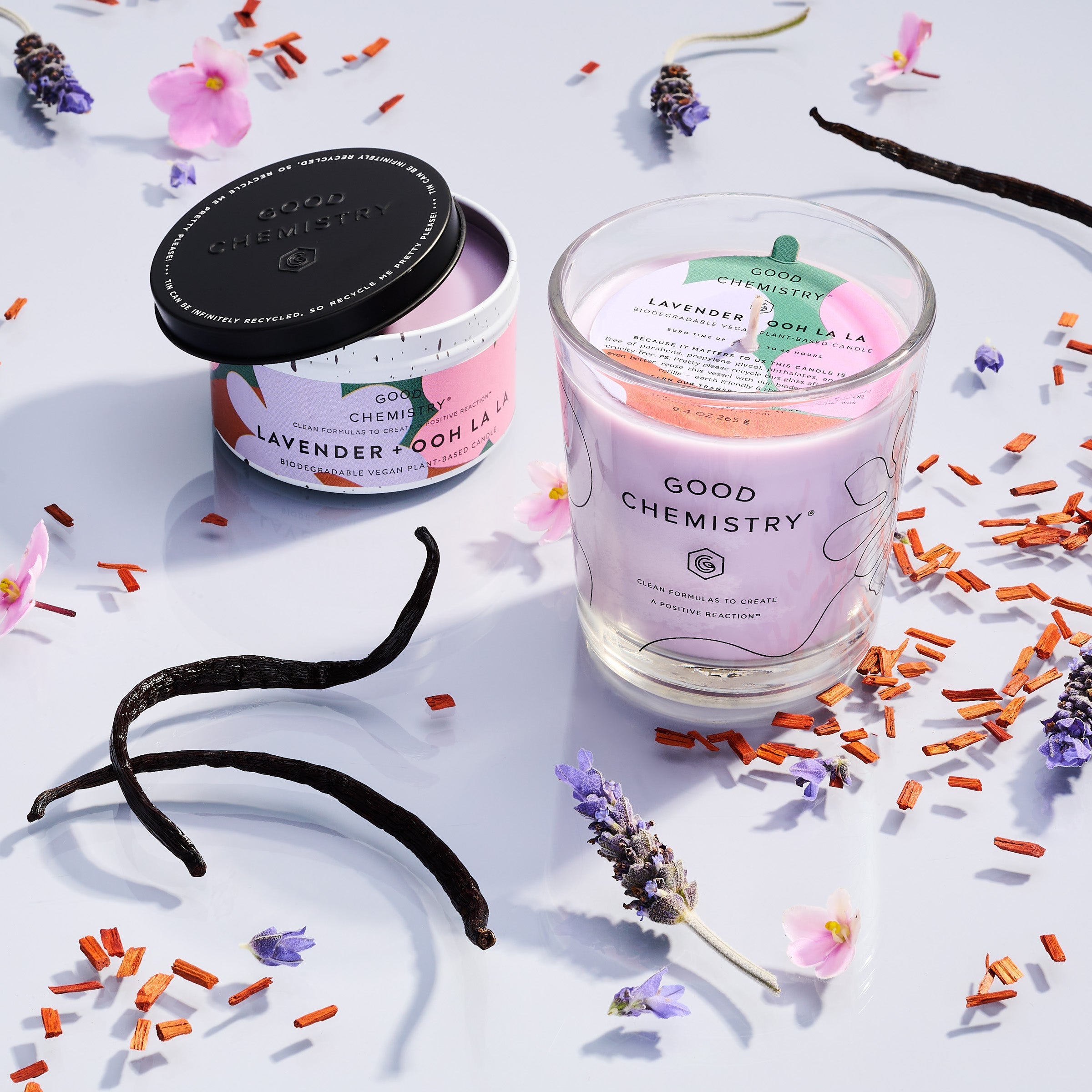 Ooh La La Recyclable Tin Candle