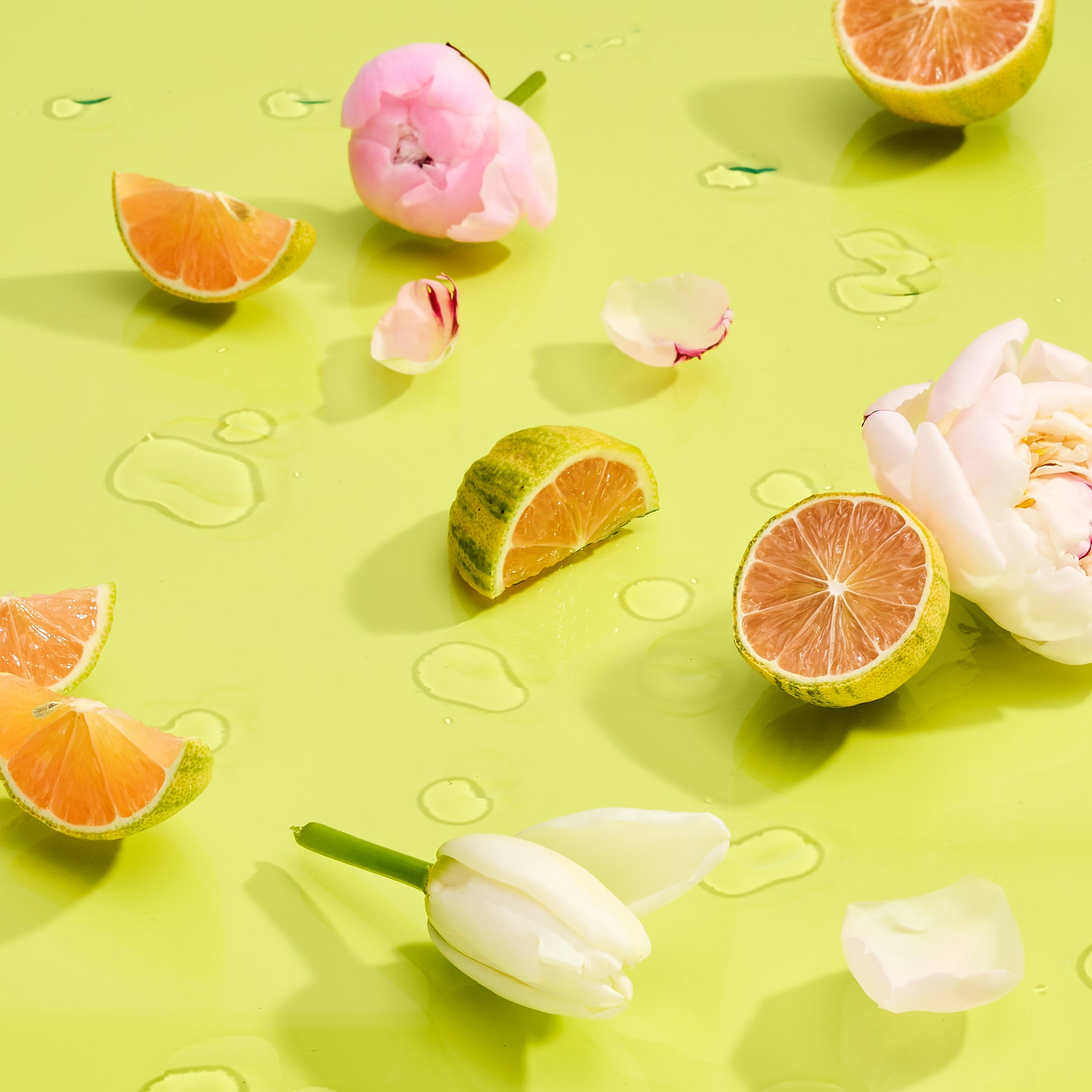 Lemon + Love Reusable Glass Candle