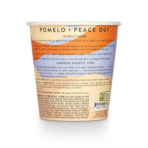 Pomelo + Peace Out Biodegradable Candle Refill