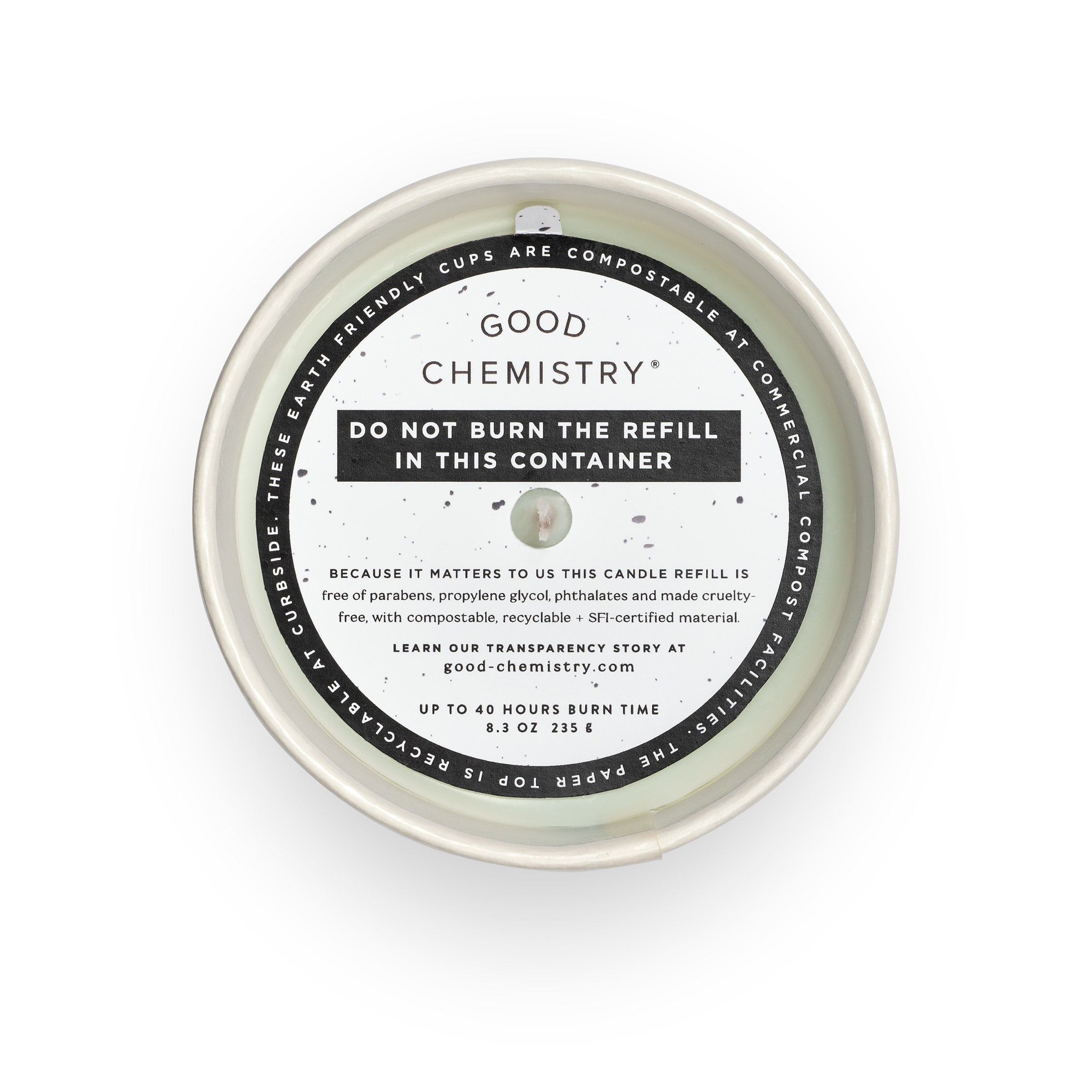 Mint + Lit Biodegradable Candle Refill
