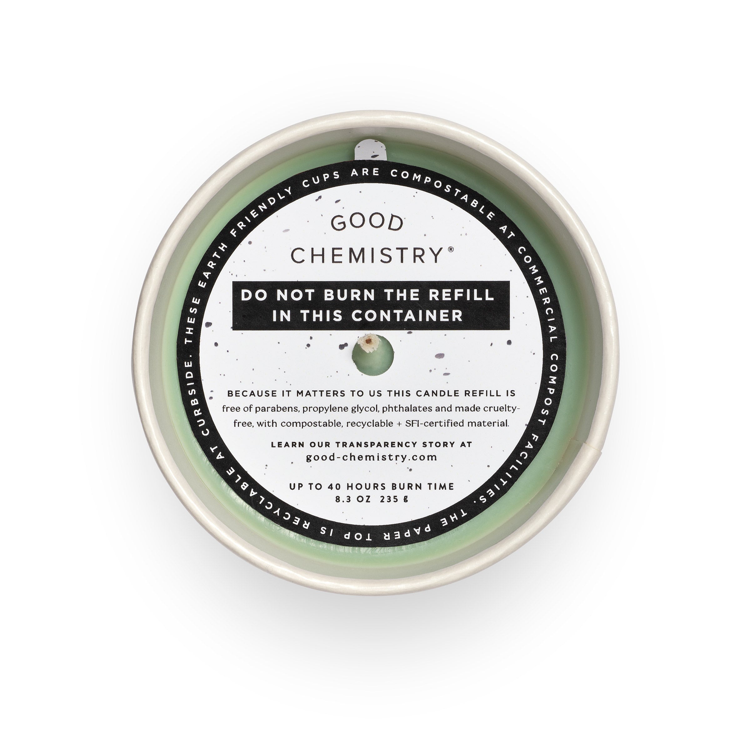 Eucalyptus + Bliss Biodegradable Candle Refill