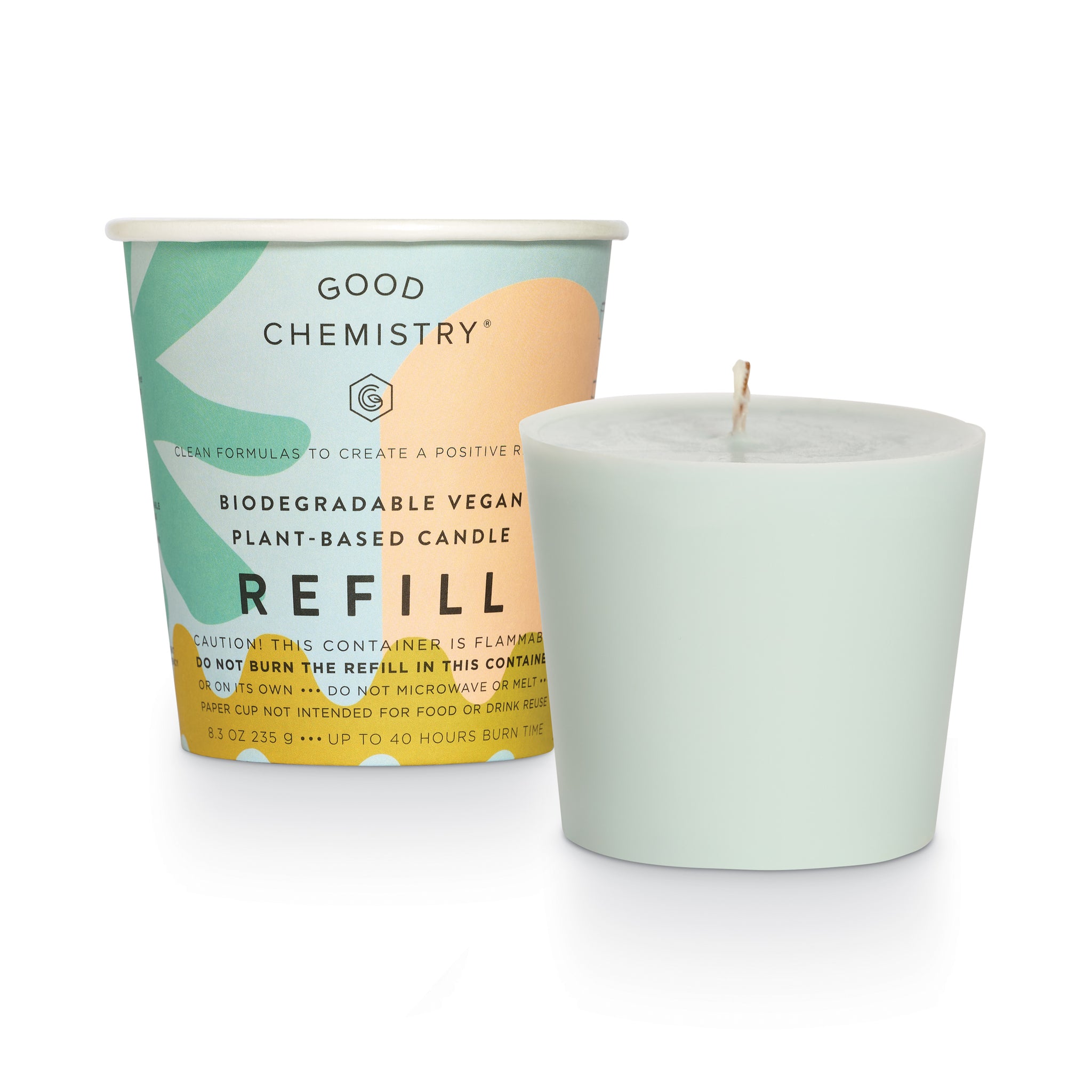Sea Salt + Soothe Biodegradable Candle Refill