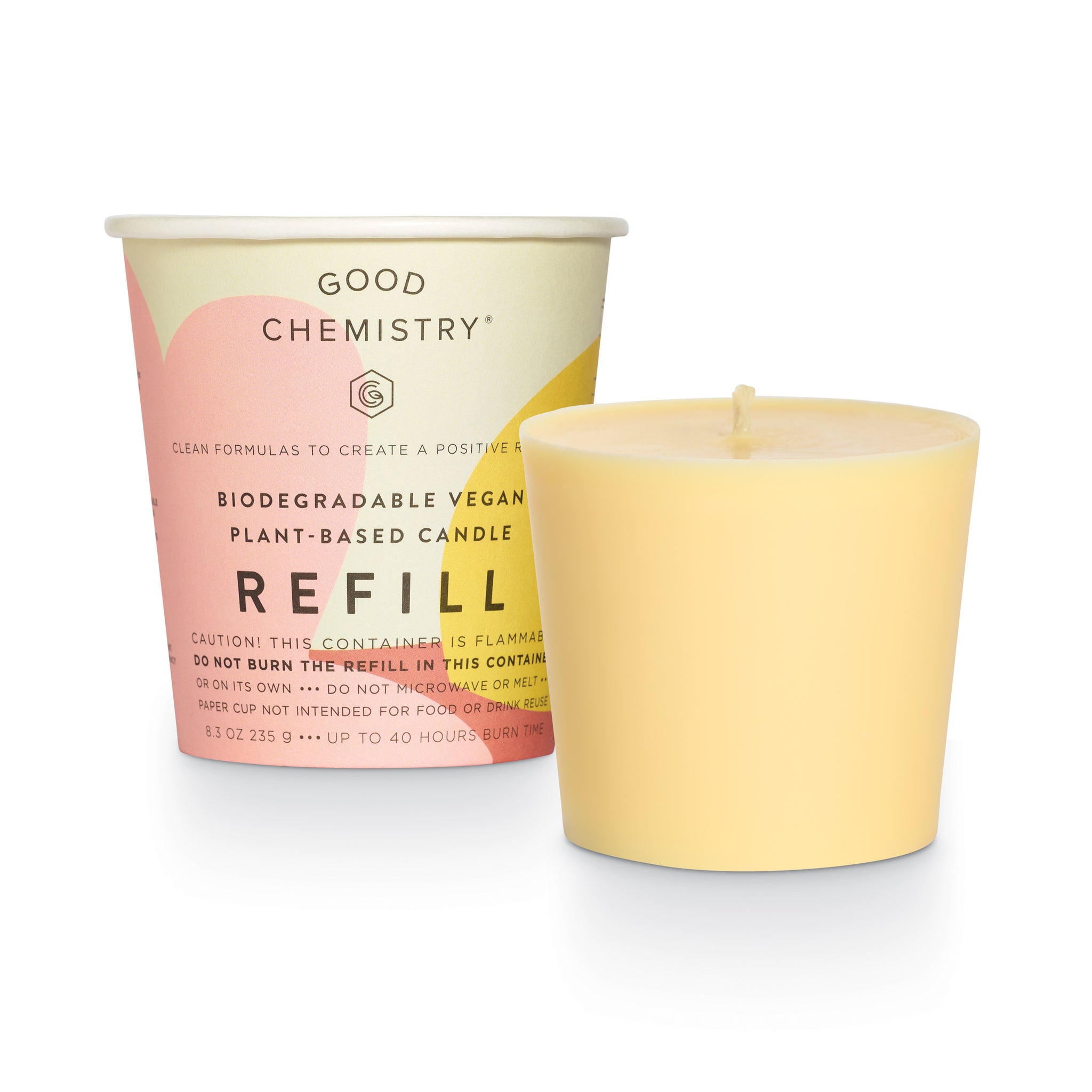 Lemon + Love Biodegradable Candle Refill