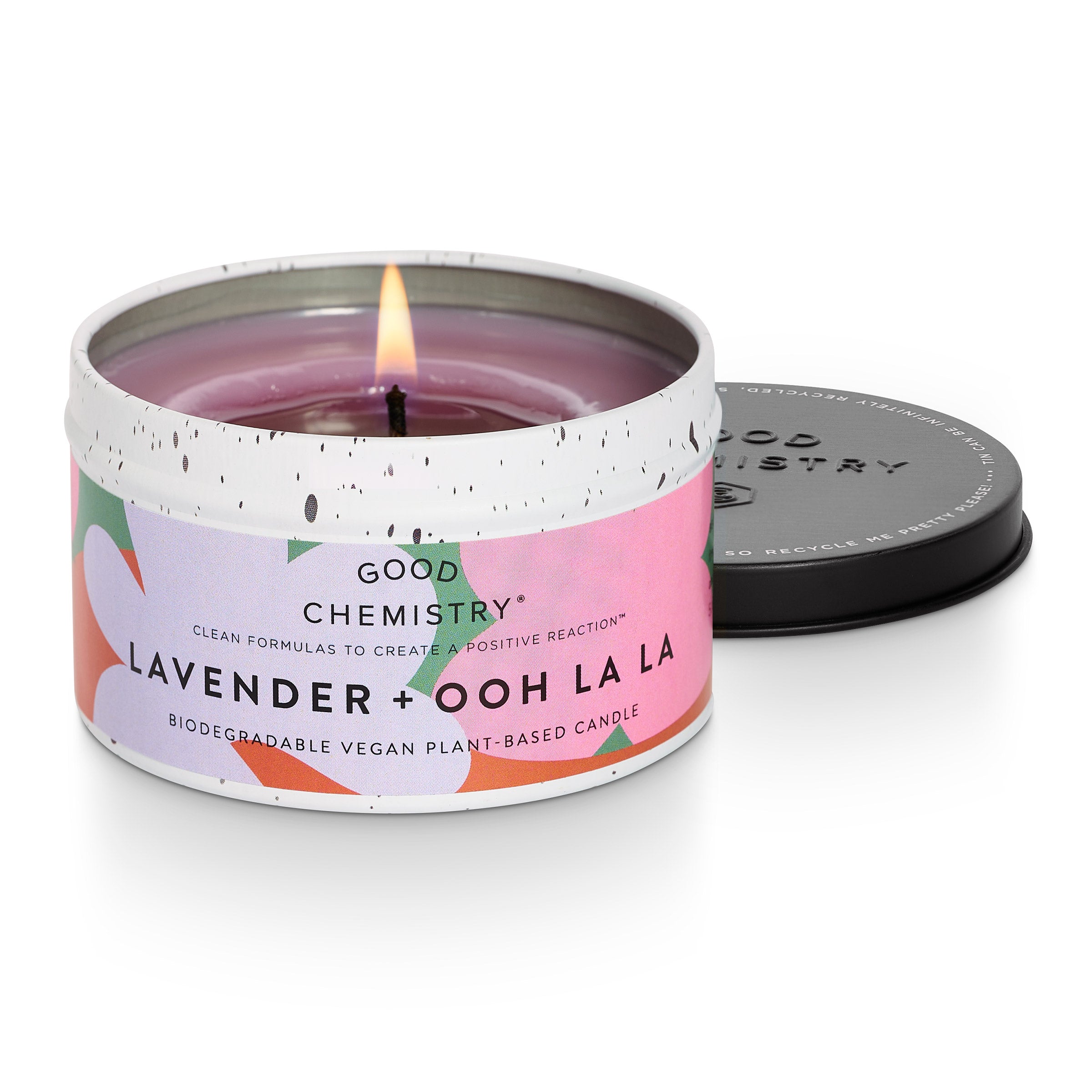 Lavender + Ooh La La Recyclable Tin Candle