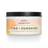 Lime + Sunshine Recyclable Tin Candle