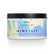 Mint + Lit Recyclable Tin Candle