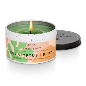 Eucalyptus + Bliss Recyclable Tin Candle