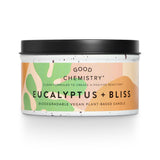 Eucalyptus + Bliss Recyclable Tin Candle