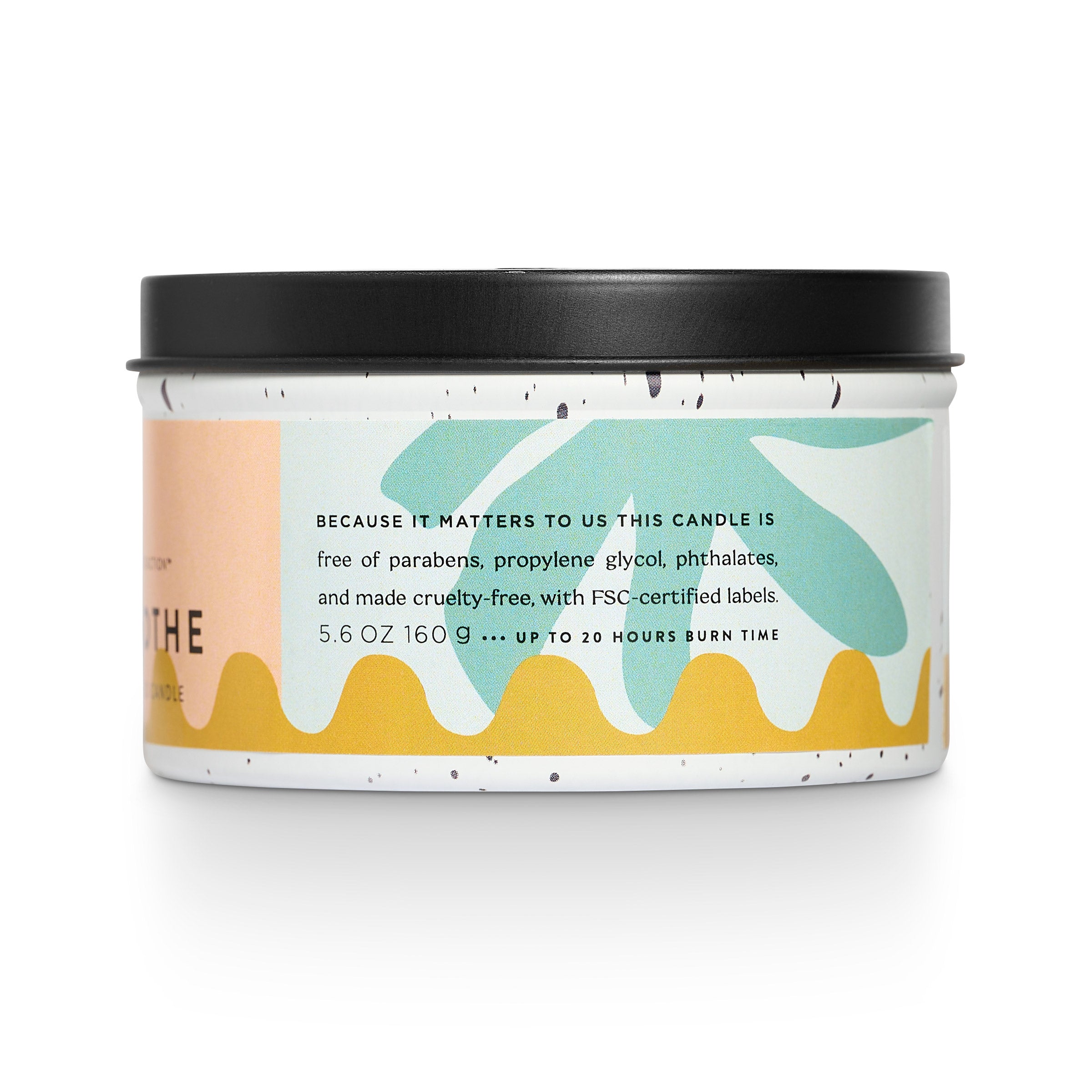 Sea Salt + Soothe Recyclable Tin Candle