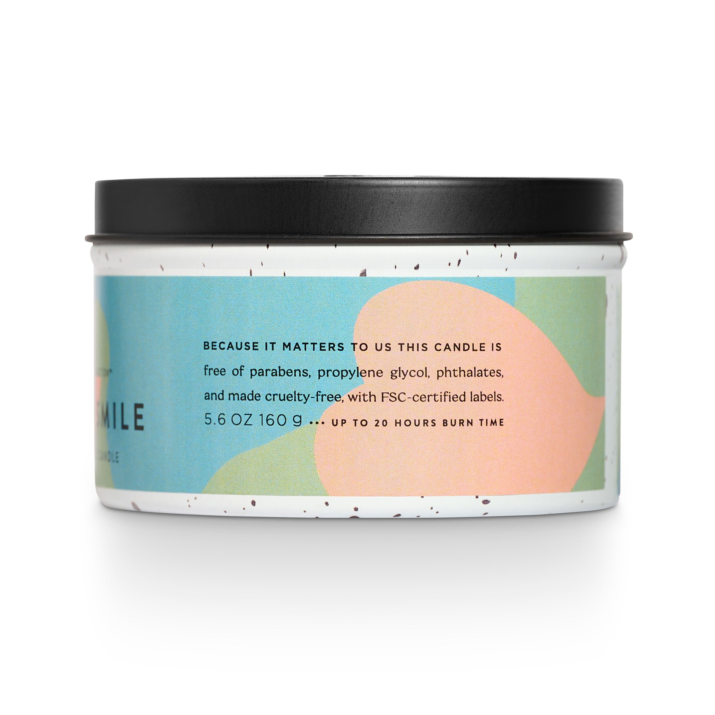 Sandalwood + Smile Recyclable Tin Candle