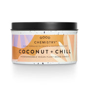 Coconut + Chill Recyclable Tin Candle