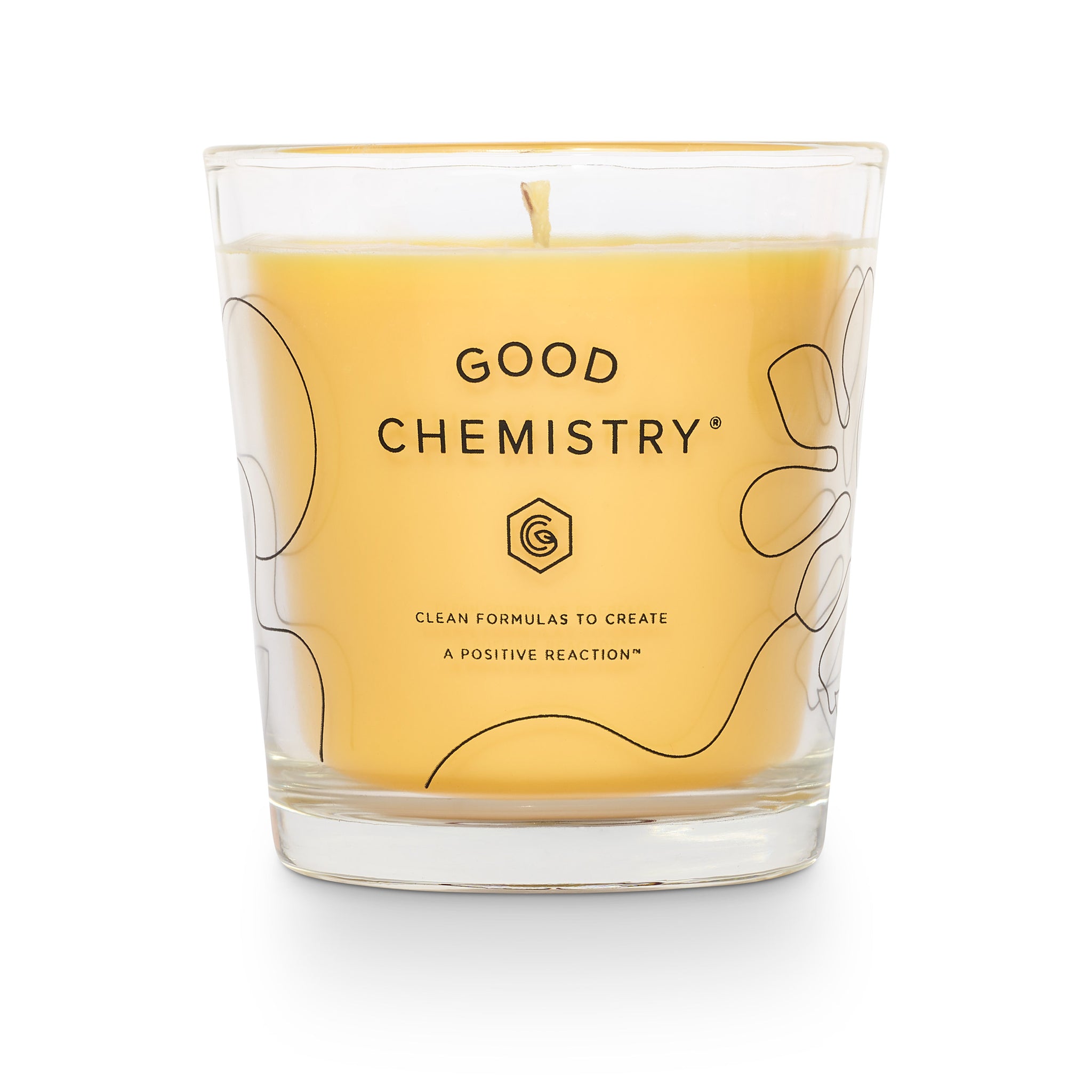 Lime + Sunshine Reusable Glass Candle