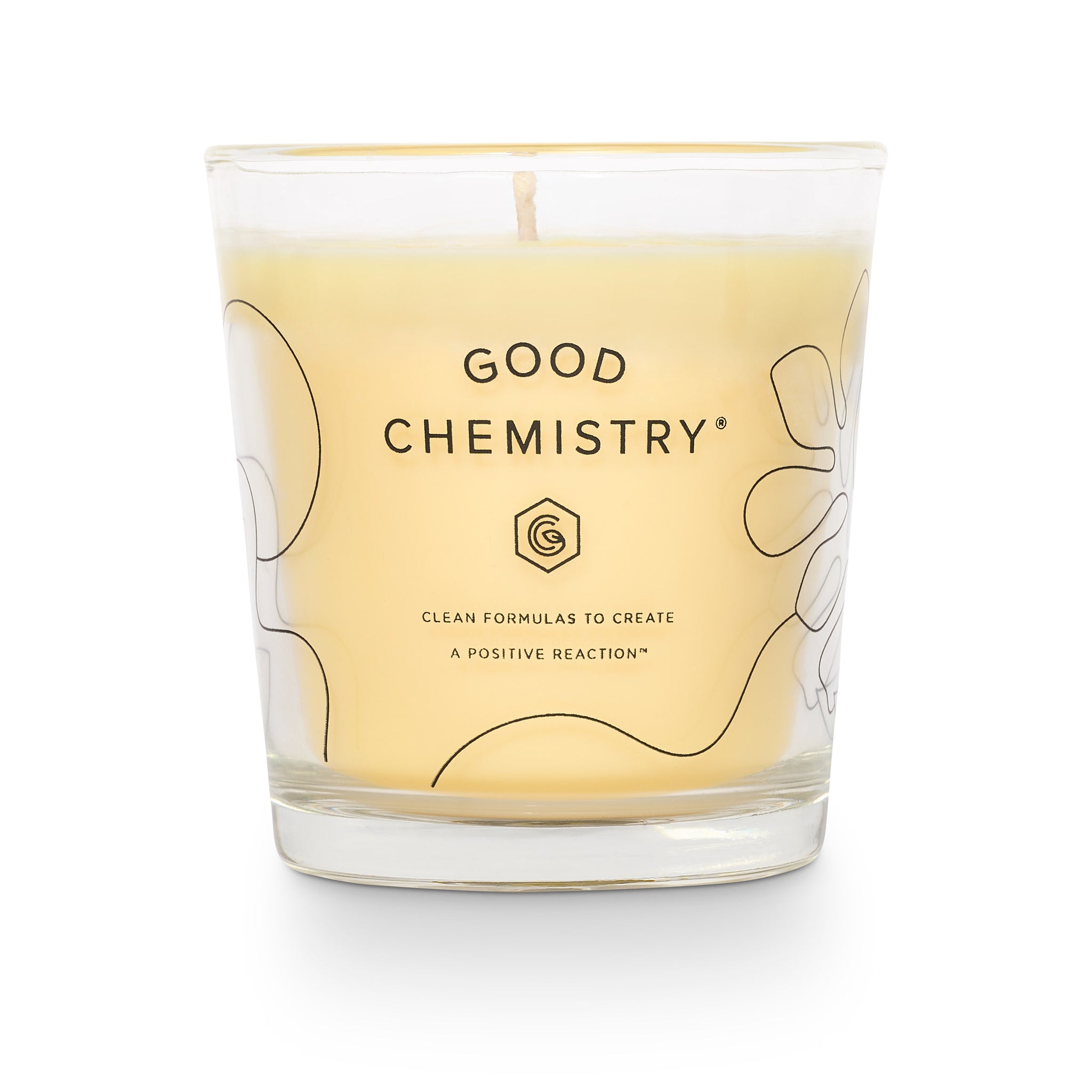 Lemon + Love Reusable Glass Candle