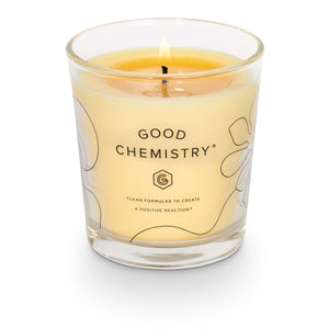 Lemon + Love Reusable Glass Candle