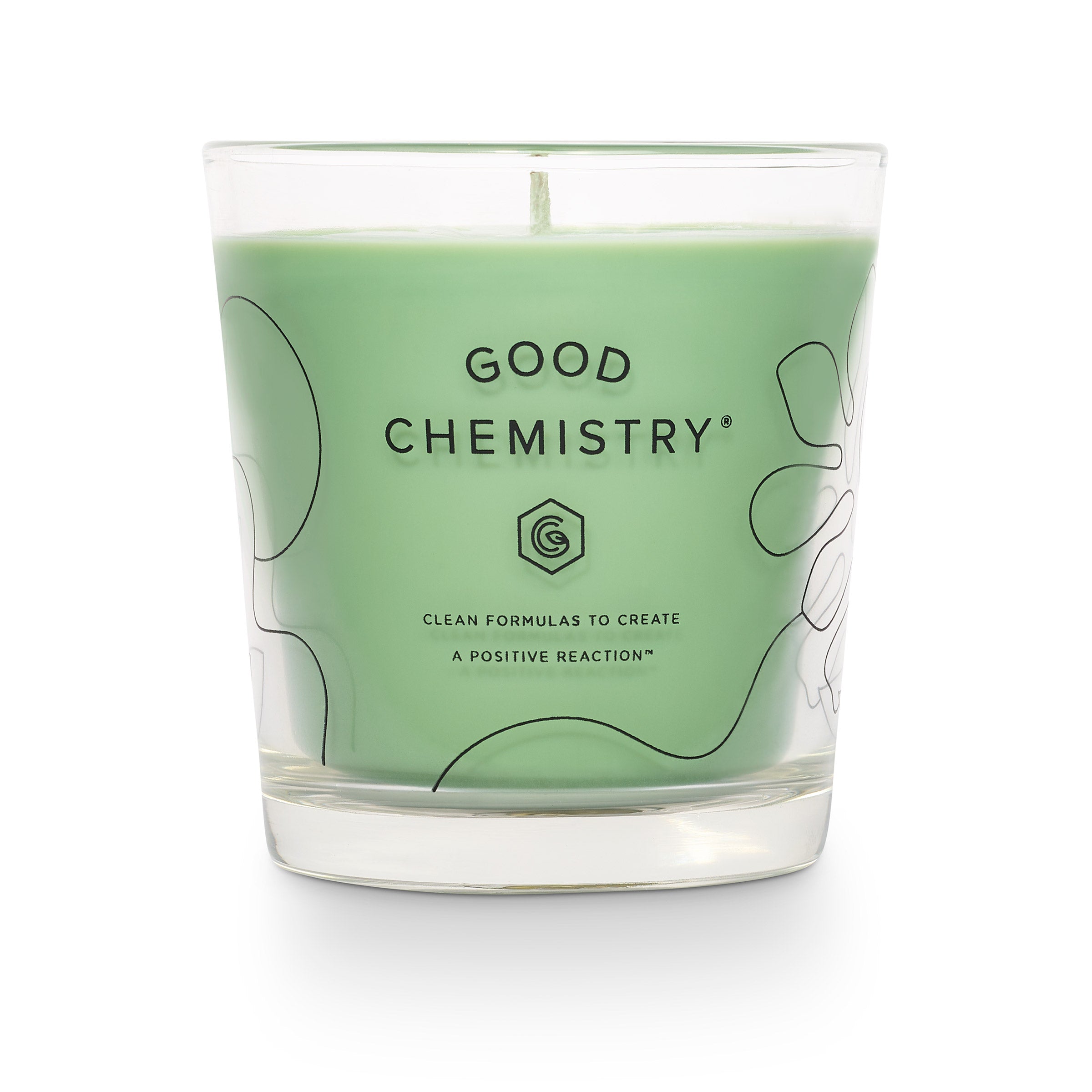 Sandalwood + Smile Reusable Glass Candle - Thumbnail 4